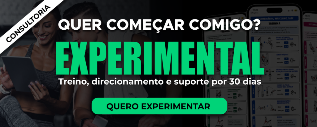 Conhecer a Consultoria Experimental de treinamento individualizado por 30 dias